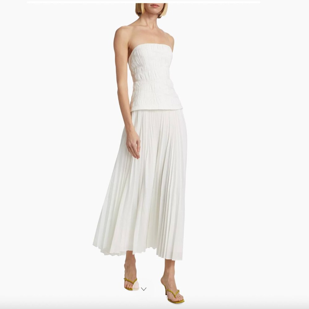 Acler Bristol Strapless Midi-Dress